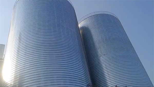 临夏2座混凝土高架卷板仓