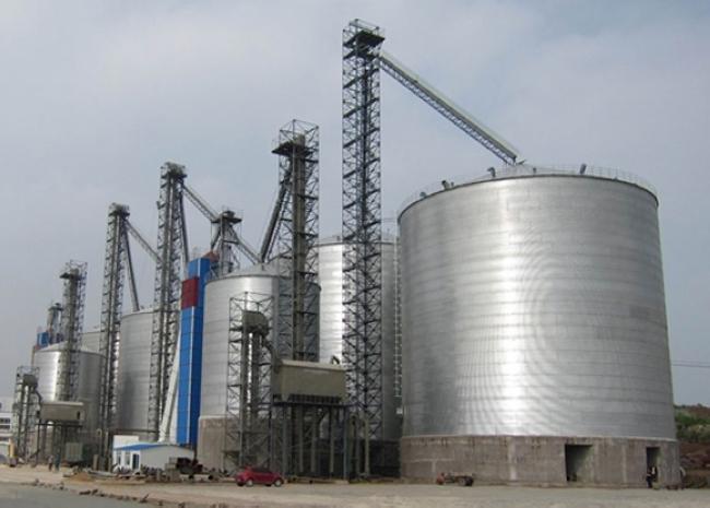 临夏大型钢板库构造参数及水泥储存质量